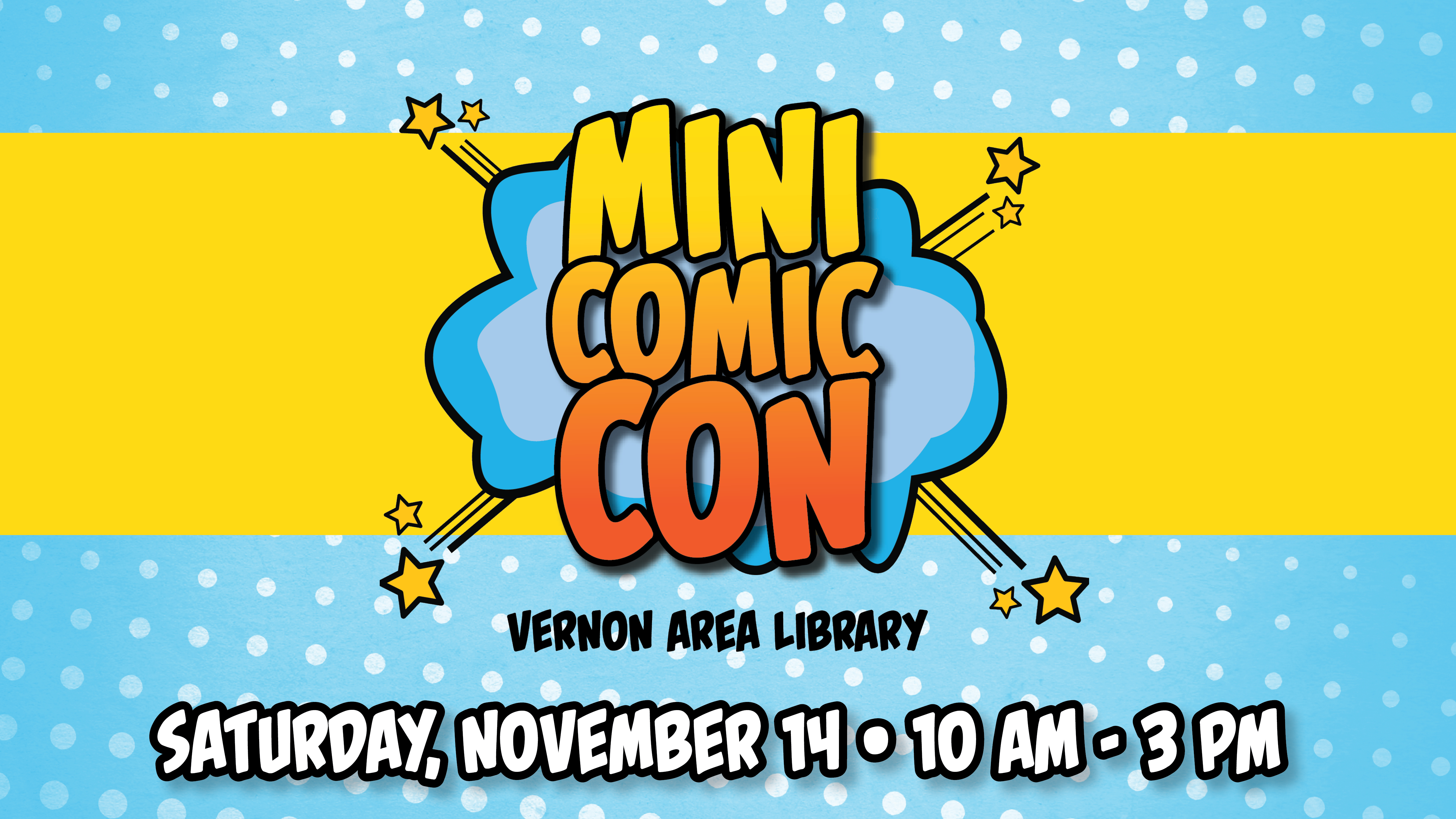 Mini Comic Con at Vernon Area Public Library in Lincolnshire